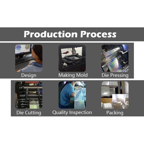 Authentic Hologram Labels/Stickers Silver Transfer Tamper Evident Security Warranty Void Seals/Stickers High Security