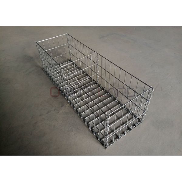 50×100mm Galvanized Welded Gabion Baskets Garden Border Walls Rectangular Hole