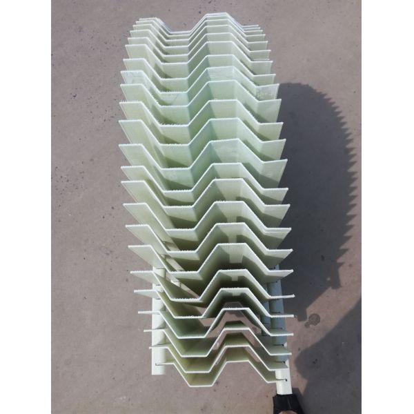 Customized Round PP Vane Type Mist Eliminator For Gas Scrubber