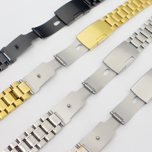 PVD Solid Gold Metal Strap · Customizable Color/clasp/logo