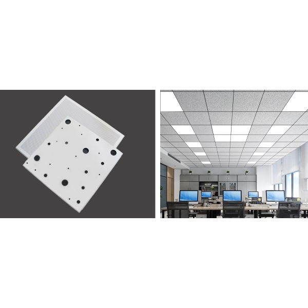 Lay In Ceiling Tiles Offering Lay In Grid System Installation Type and AA Grade Fireproof Features for Cultural Centers
