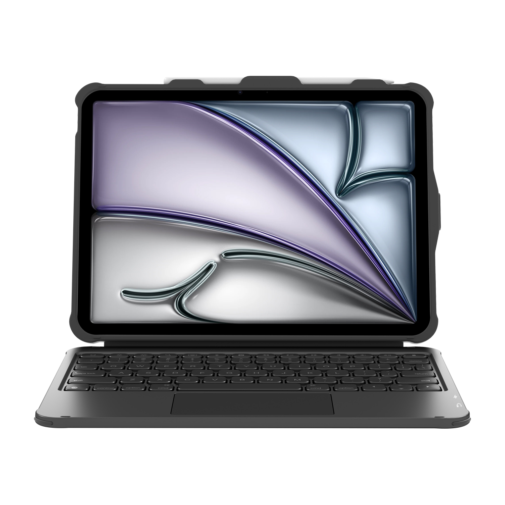 OEM/ODM Keyboard Folio Case for iPad A16, USB-C Wired Typing, Multi-Touch Trackpad, Shockproof Hard Shell, CE/FCC/RoHS Certified