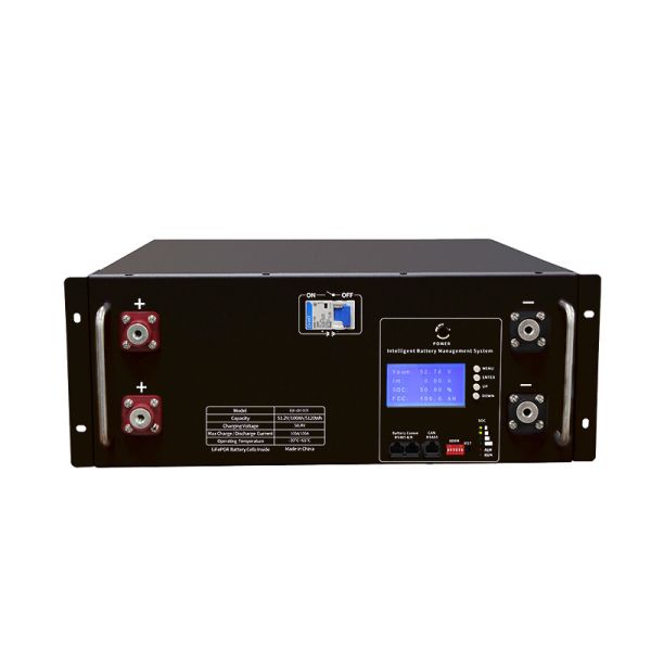 RS485/CAN Protocol 48V Solar Battery Lithium Iron Phosphate Max Parallel 64