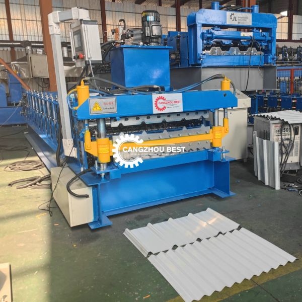 IBR&Corrugated Double Layer Roofing Panel Cold Roll Forming Machine Steel Profile