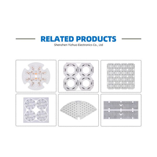 Custom Thickness 0.8mm 2.0mm LED PCB Board Min Line Width 0.1mm