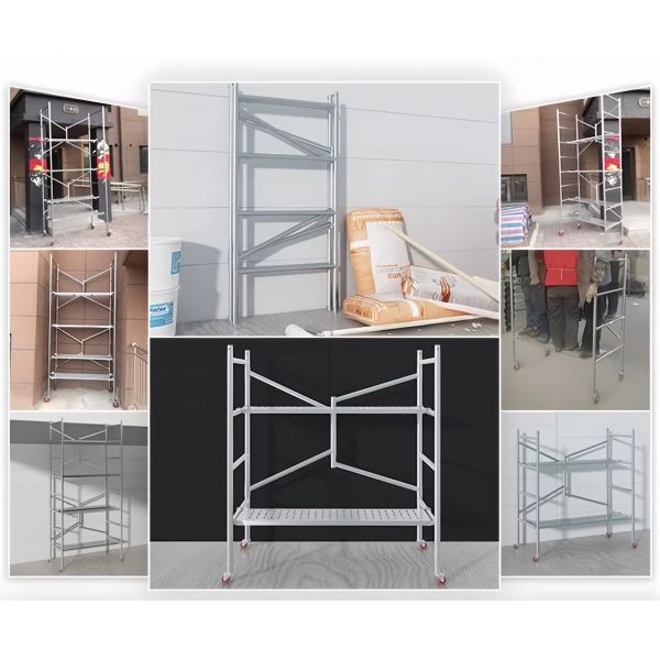 30 Meters Height Corrosion Resistant Aluminum Movable Scaffolding System with High Load Capacity