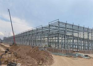 China Large Span Prefabricated Steel Structure Construction With Fire Retardant Coating on sale