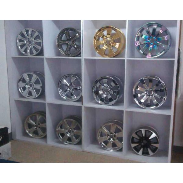 Aluminum Car Rims Chrome Magnetron Sputtering Deposition Machine