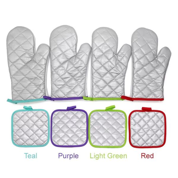 Personalized Eco-Friendly Insulated Polyester Colored Sublimation Pot Holder Heat Resistant Mat Blanks