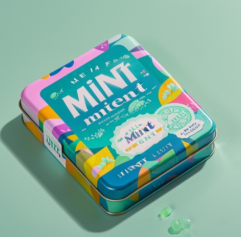 DADI Gift Rectangular Tin Box Offset Lithography Biscuit Tin Box Support Customized Printing