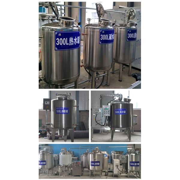 Customized Milk Processing Machine Milk Production Line 12 Month Warranty