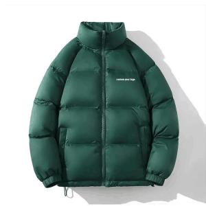Quality                  OEM Custom Embroidered Warm Thicken Bubble Mens The Winter Down Coats High Quality Quilted Padded Down Puffer Jacket for Men              for sale