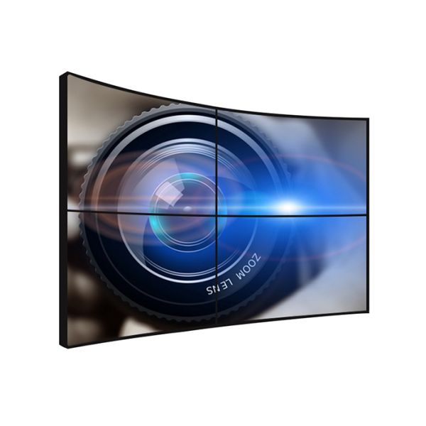 Advertising Display 4 Screen Video Wall , Super Market Interactive Video Wall