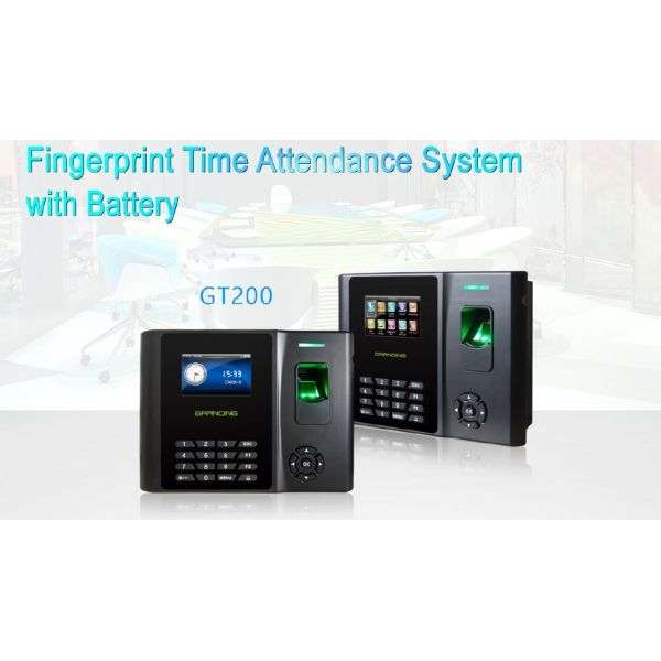 GPRS Standalone Fingerprint Time Attendance System Time Clock With USB Host