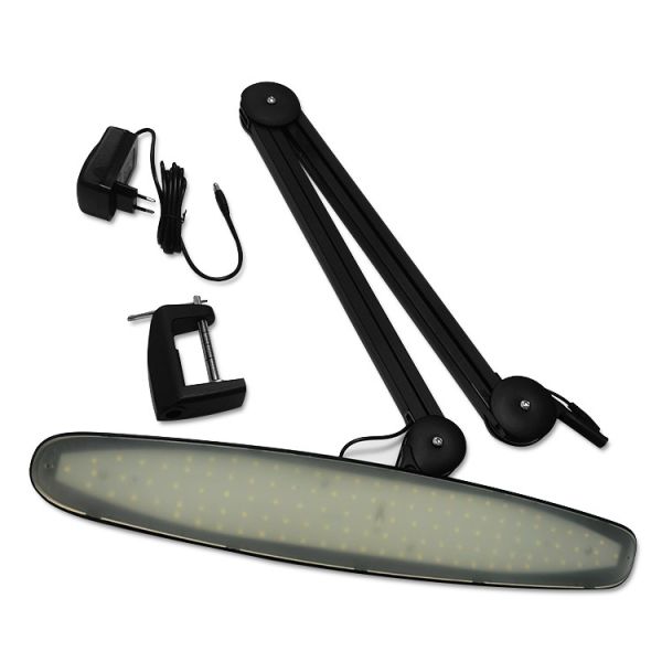 Cleanroom ESD Antistatic Working Lamp Black For Office Table
