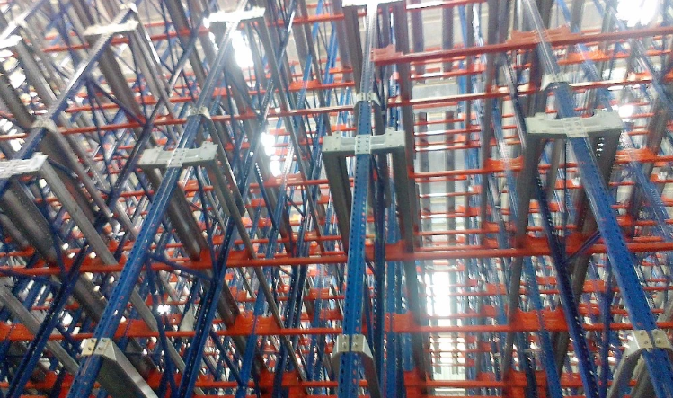 High Accessing Rate Radio Shuttle Racking , High Load Pallet Runner System