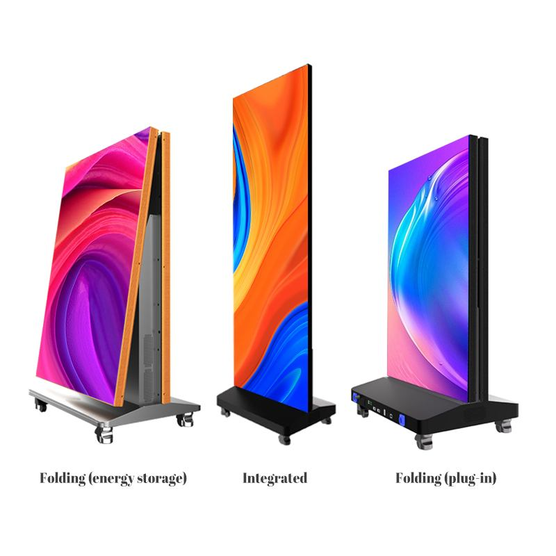 Foldable LED poster Portable Digital Video Advertising Poster Screen Led Poster Display