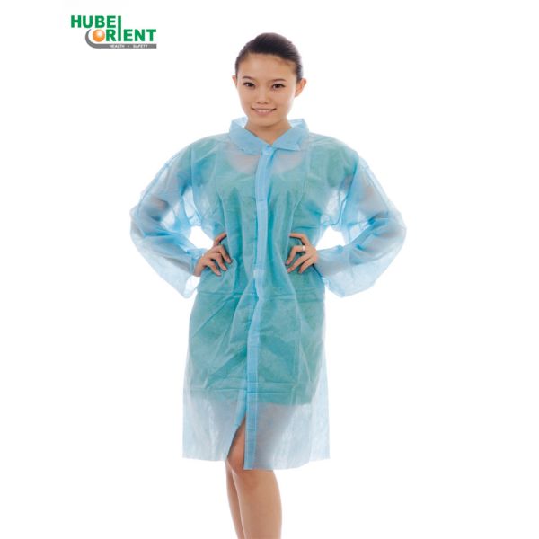 35G/M2 SMS Disposable Overcoat For Laboratory