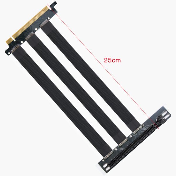 PCI-Express Riser Cable High Speed Extension Cable to Graphics Card Adapter 25cm PCIE 3.0 16X 90 270 Degrees