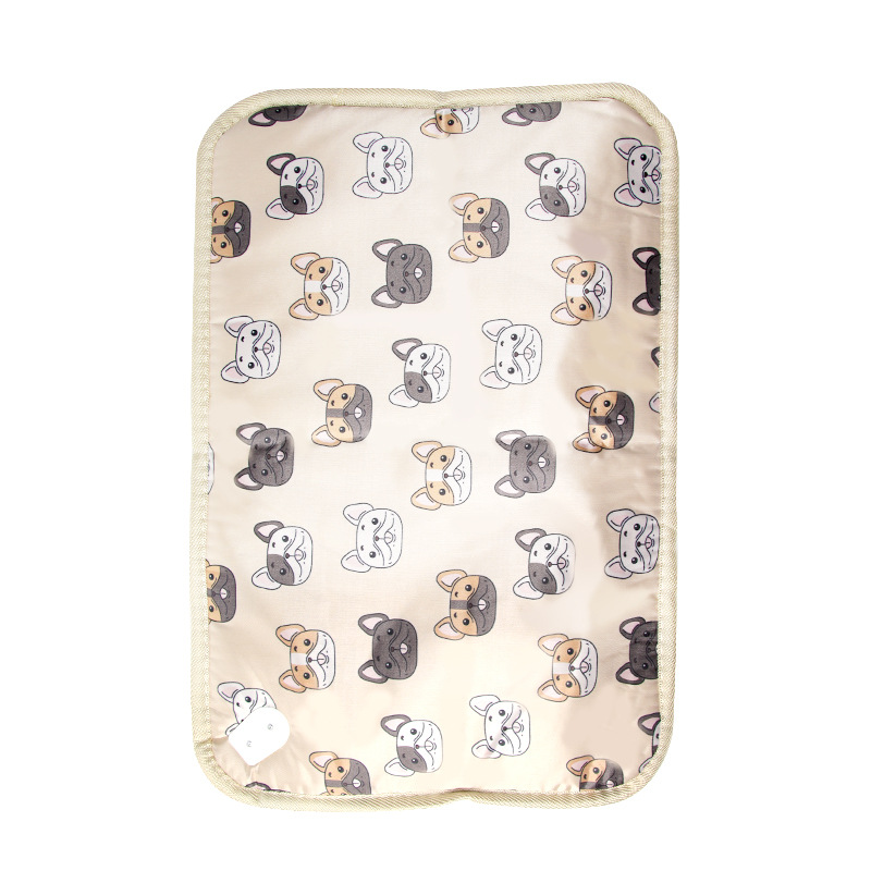 Soft Smart Pet Heating Blanket with Temperature Control Removable Washable Comfortable Round Cotton for Chickens