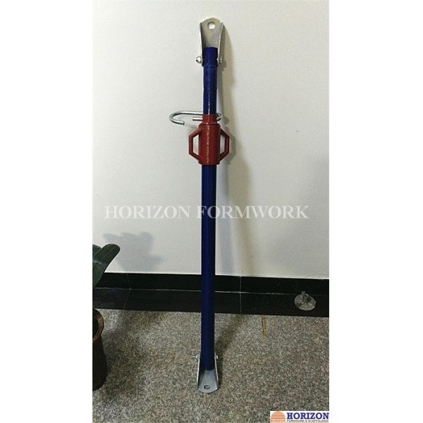 Telescopic Push-Pull Props To Support and Plumb Wall Formwork Panels