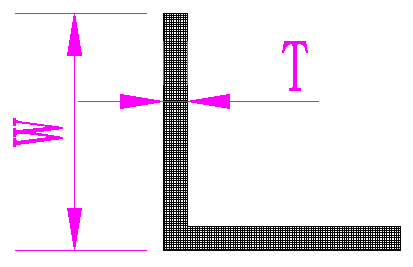 Equal Angle 80MM Triangle Edging Standard Aluminium Extrusion Profiles