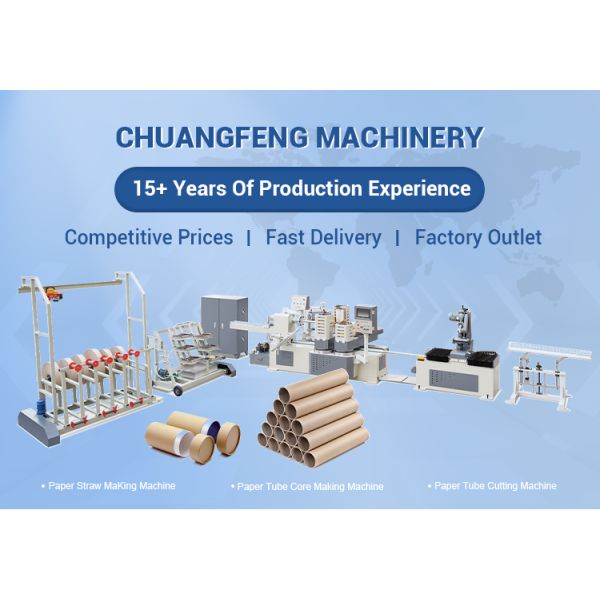 Multi-Layer Eco-Friendly Paper Tube Winding Machine with PLC Control System for Textile Industry