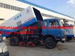 cheaper price dongfeng RHD 170hp diesel 8-10tons road sweeper vehicle for sale,