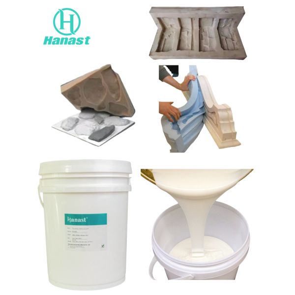 Bulk Liquid Silicone 100:2 Tin Cure Silicone Translucent Rtv 2 Molding Silicone Rubber For Molds Heat Cured