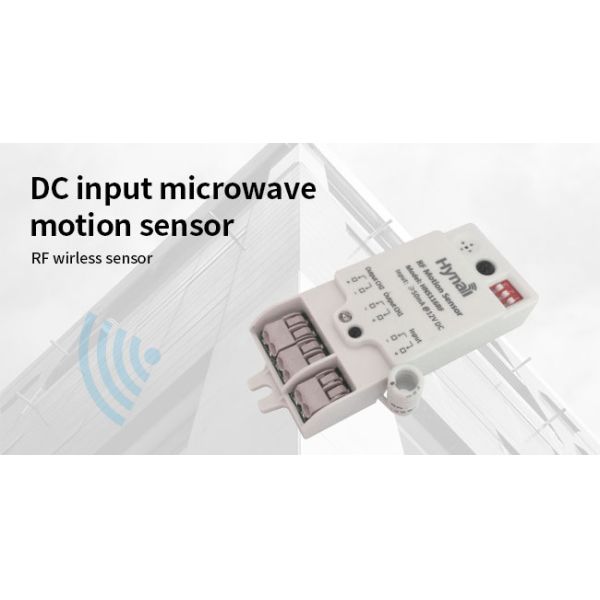 Wireless Grouping 12V Microwave Sensor 868MHz 915MHz HNS116RF DIP Switch