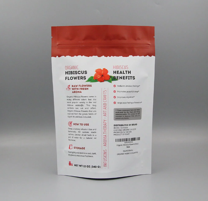 Aluminized Composite Food Packaging Bag With Organ Bottom