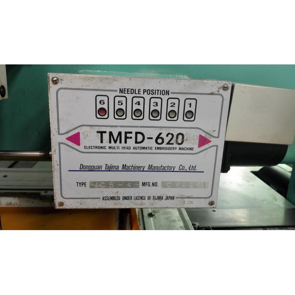 Refurbished Tajima Embroidery Machine TMFD-620