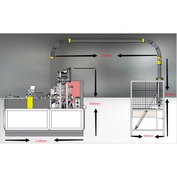 High Speed 100-110pcs/min Fully Automatic Paper Cup Making Machine for Direct Purchase