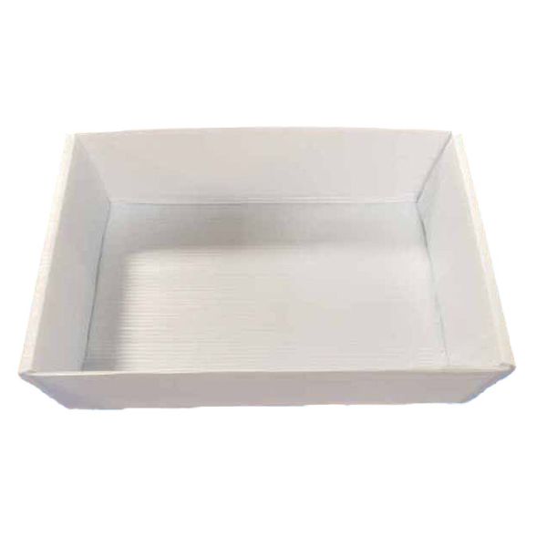 White Plastic Corrugated Boxes Customized Corrugated Plastic Crates Waterproof For Wardrobe