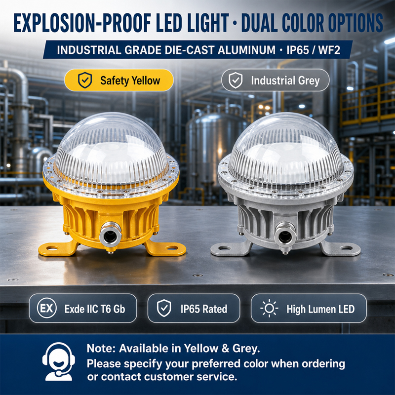 LED Maintenance-free Explosion-proof 60W Floodlight with Microwave Sensing-Emergency Lighting for Petrochemical Platforms
