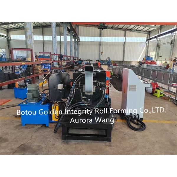 Steel Downspout Pipe Forming Machine PLC Downspout Elbow Machine