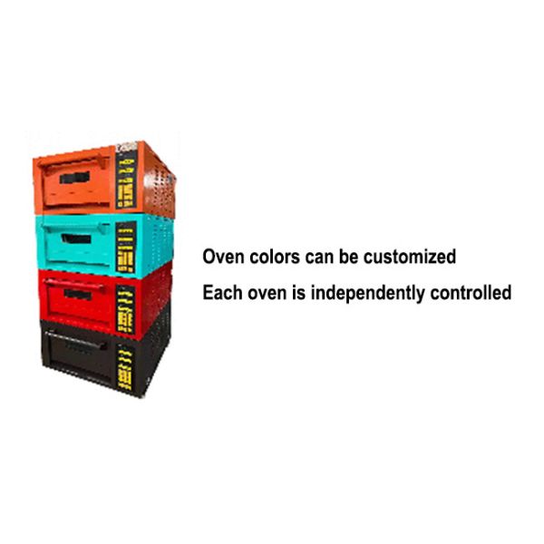 Customized 1 Deck 1 Tray Electric Oven Small Bakery Equipment Stainless Steel