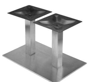 China Customized Metal Table Legs designed with Nonstandard Triangle Bracket Structure on sale