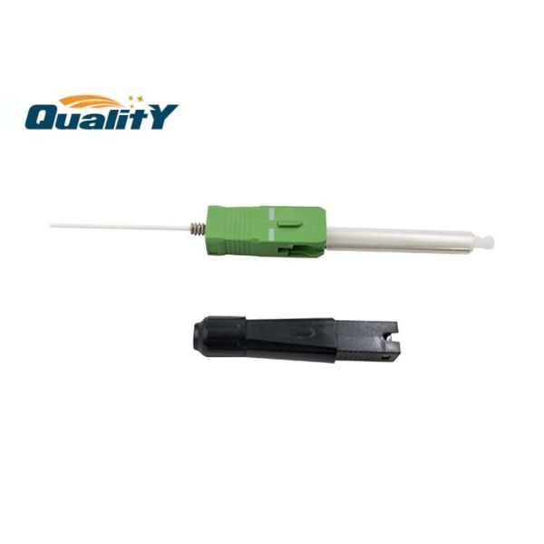 Quick Assembly SC / APC Optic Fiber Fast Connector Hot Melt Type / Fast Connectors Fiber Optic