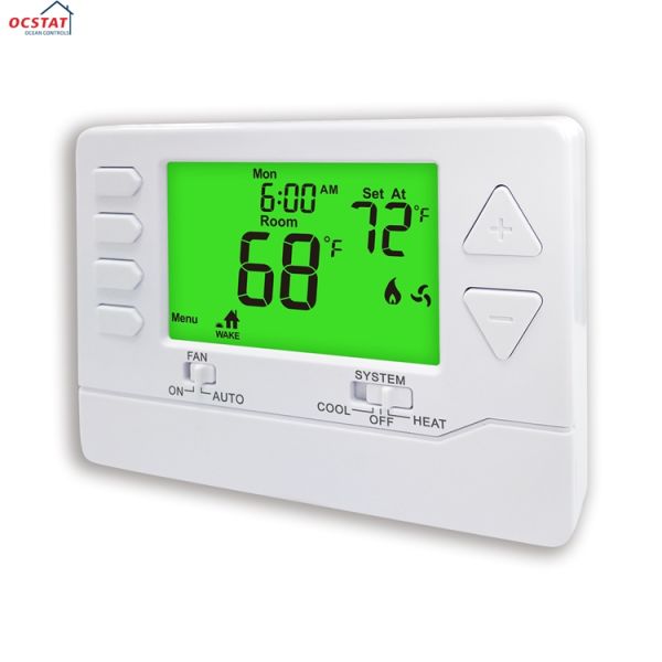 Wired Room Temperature heating thermostat Convenient Non-programmable with Temperature Control Ranges 44°F 90°F 7°C 32°C