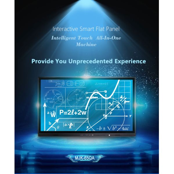 86-Inch Android LCD Interactive Smart Board with White LCD and Black Frame for School & Office Touch Screen Digital Board