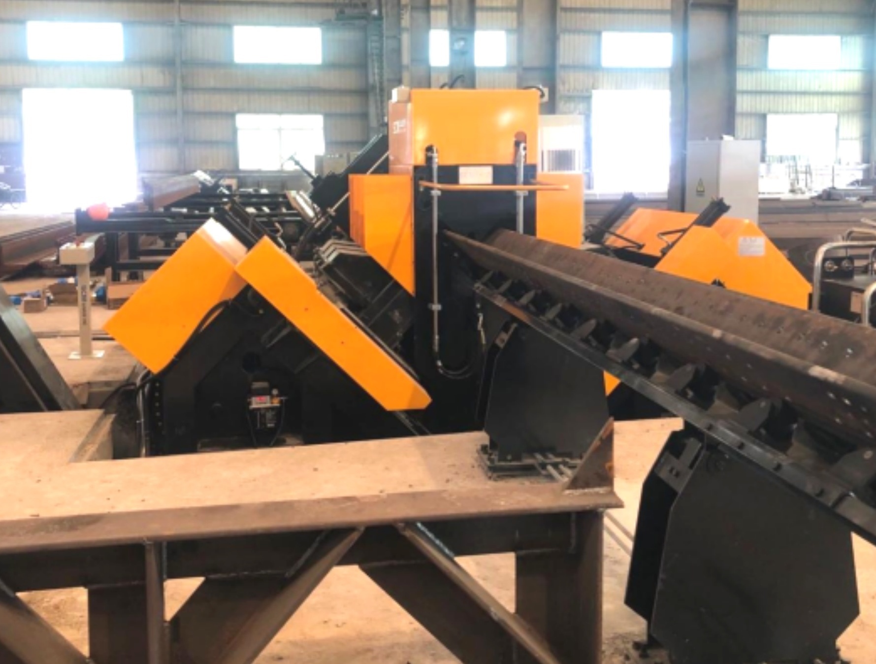 High-Speed CNC Angle Drilling and Marking Machine for Power Tower Manufacturing