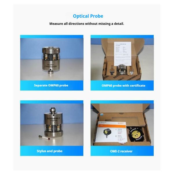 Original Renishaw Optical CNC Machine Wireless Probe with Receiver OMP60