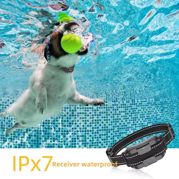 2025 Waterproof Rechargeable Eco-Friendly Fashion Electronic Bark Dog Training Cheap Wired Shock Collar Remote Control Made TPU