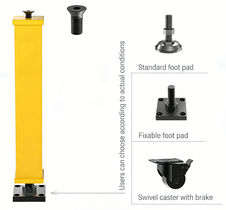 Square Support Leg Design