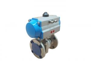 Quality DIN Double Acting Pneumatic Valve , PN16 Pneumatic Control Valve for sale
