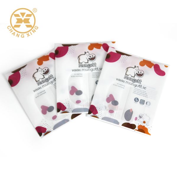 Food Grade Plastic Bread Cookies Zip Lock Packaging Bag With Logo