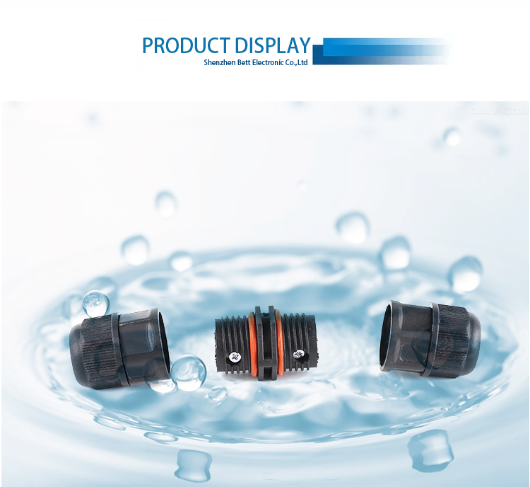 Small Circular 10A 300V Low Voltage Waterproof Connector