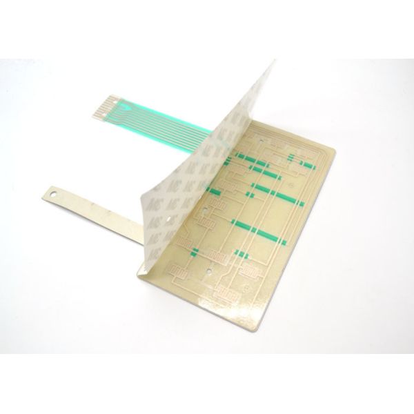 Microwave Oven Flat Touch Sealed Membrane Switches With Shielding Layer Inside