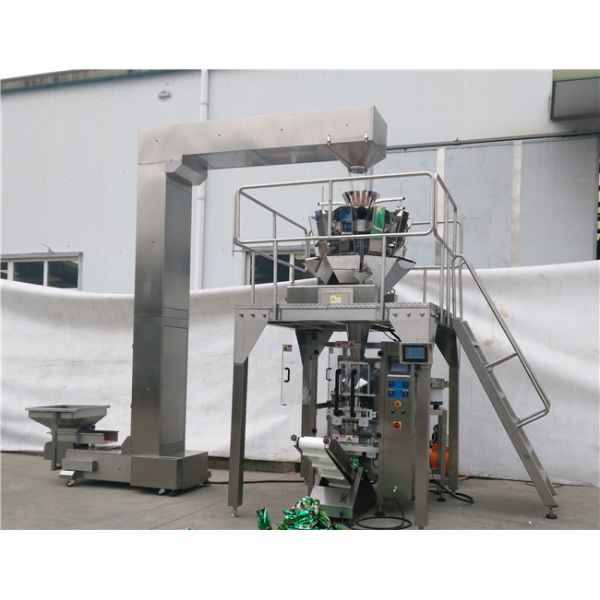 Touch Screen Granule Packing Machine Stainless Steel Type / Carbon Steel Type